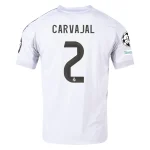 Dani Carvajal Real Madrid 2025/2026 Authentic Home Jersey by Adidas