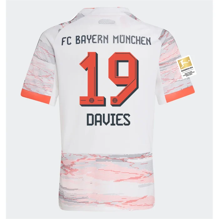 Alphonso Davies Bayern Munich 2025/2026 Away Jersey by Adidas - Image 1