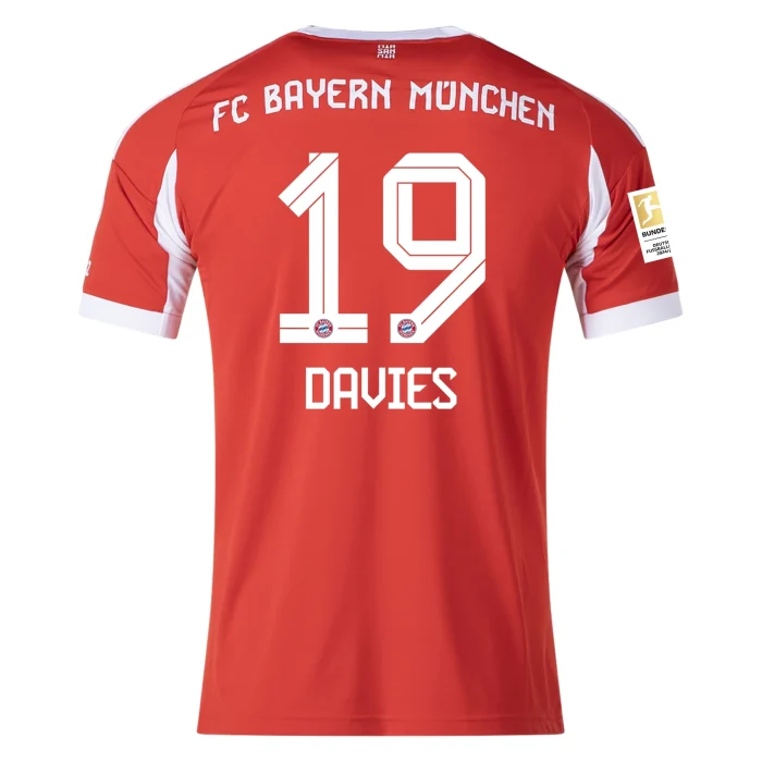 Alphonso Davies Bayern Munich 2025/2026 Home Jersey by Adidas - Image 1