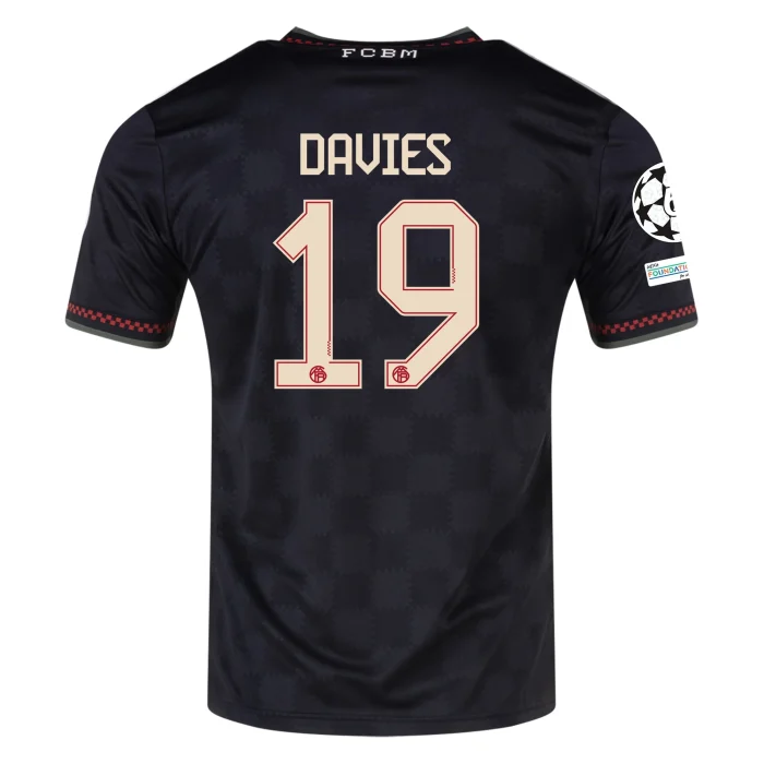 Alphonso Davies Bayern Munich 2025/2026 Third Jersey by Adidas - Image 1