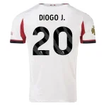Diogo Jota Liverpool 2025/2026 Authentic Away Jersey by Adidas