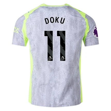 Jérémy Doku Manchester City 2025/2026 Authentic Third Jersey by PUMA