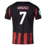 Santiago Giménez AC Milan 2025/2026 Home Jersey by PUMA