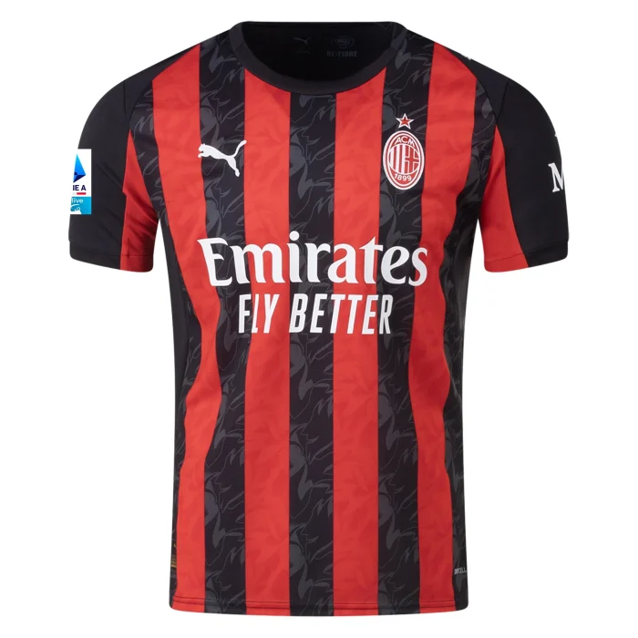 Santiago Giménez AC Milan 2025/2026 Home Jersey by PUMA - Image 2