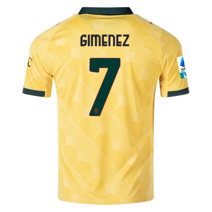 Santiago Giménez AC Milan 2025/2026 Third Jersey by PUMA - Image 1