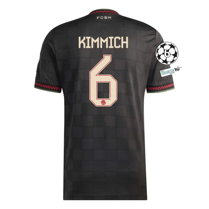 Joshua Kimmich Bayern Munich 2025/2026 Authentic Third Jersey by Adidas - Image 1