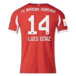 Luis Díaz Bayern Munich 2025/2026 Home Jersey by Adidas