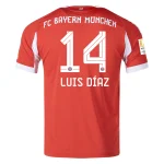 Luis Díaz Bayern Munich 2025/2026 Authentic Home Jersey by Adidas