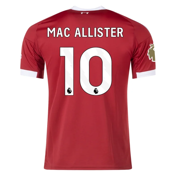Alexis Mac Allister Liverpool 2025/2026 Home Jersey by Adidas - Image 1