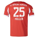 Thomas Müller Bayern Munich 2025/2026 Authentic Home Jersey by Adidas