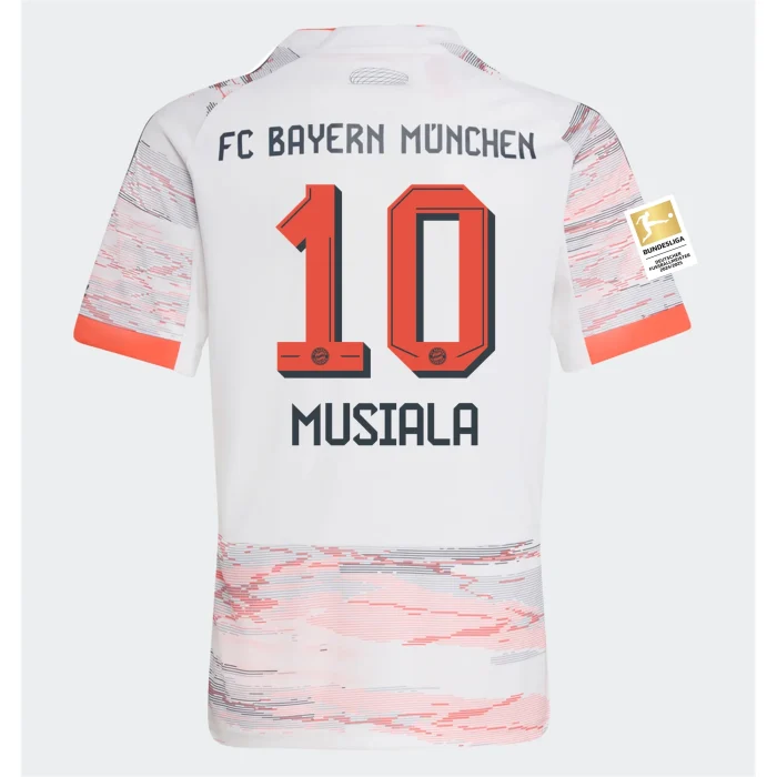 Jamal Musiala Bayern Munich 2025/2026 Away Jersey by Adidas - Image 1