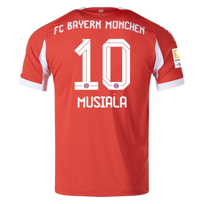 Jamal Musiala Bayern Munich 2025/2026 Authentic Home Jersey by Adidas - Image 1