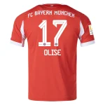 Michael Olise Bayern Munich 2025/2026 Authentic Home Jersey by Adidas