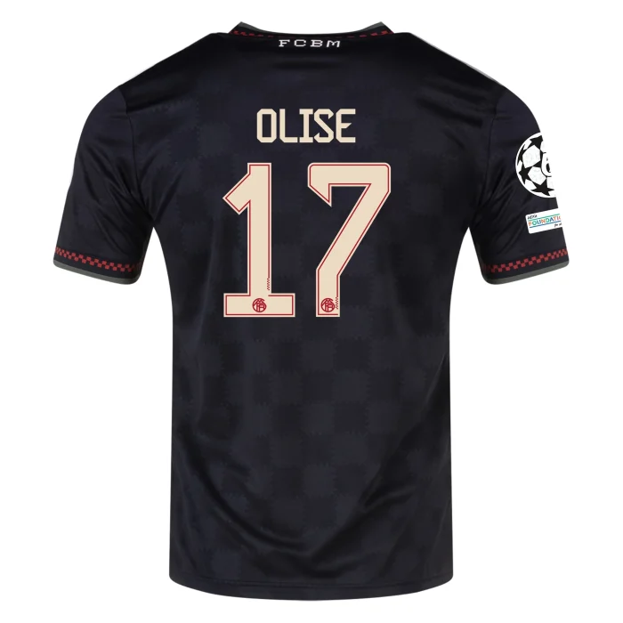 Michael Olise Bayern Munich 2025/2026 Third Jersey by Adidas - Image 1