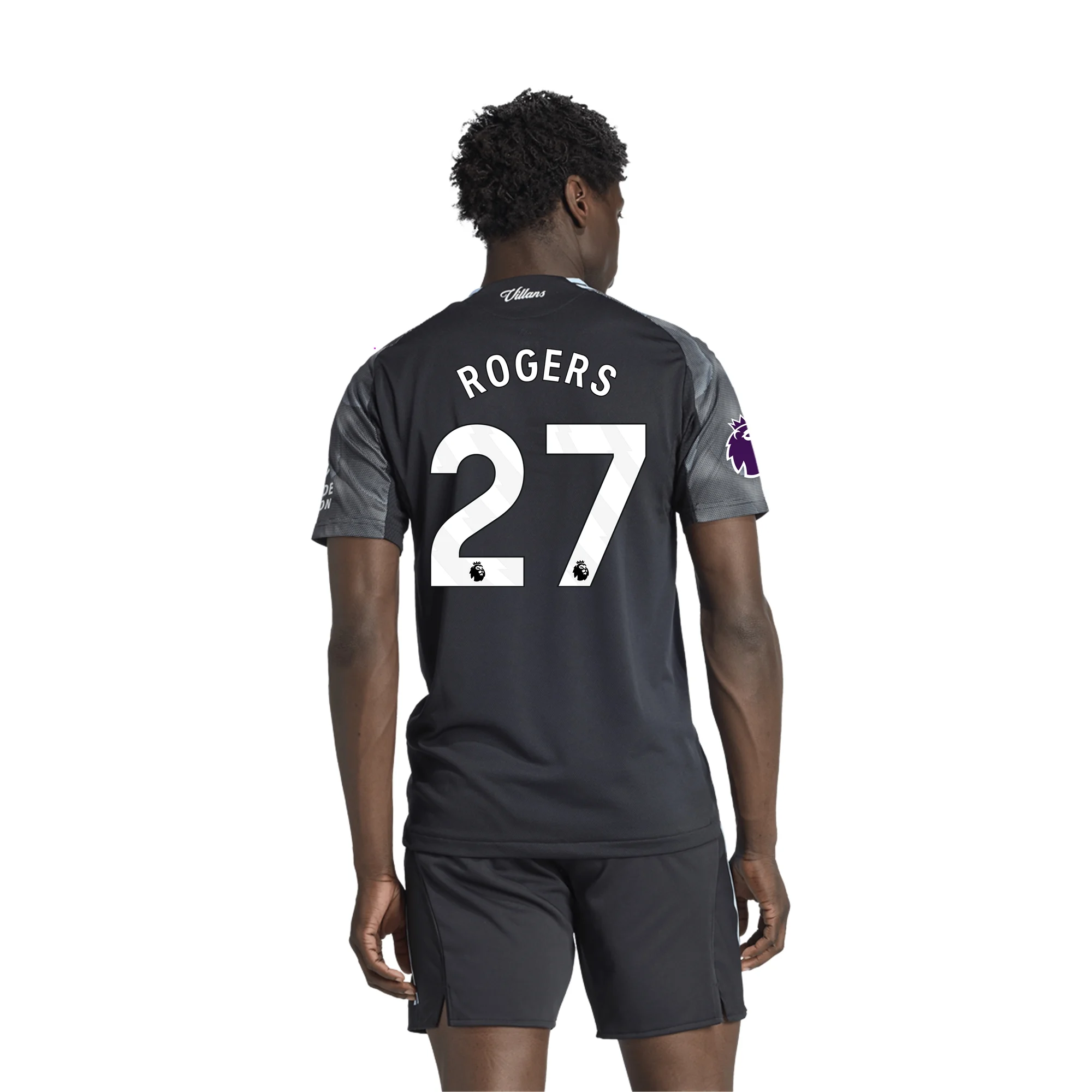 rogersawayauth Morgan Rogers Aston Villa 2025/2026 Authentic Away Jersey by Adidas - Image 1