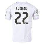 Antonio Rüdiger Real Madrid 2025/2026 Authentic Home Jersey by Adidas