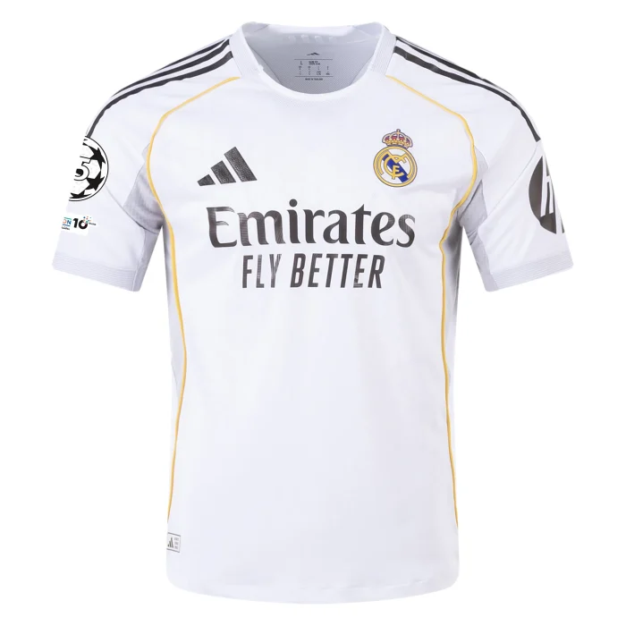 Antonio Rüdiger Real Madrid 2025/2026 Authentic Home Jersey by Adidas - Image 2