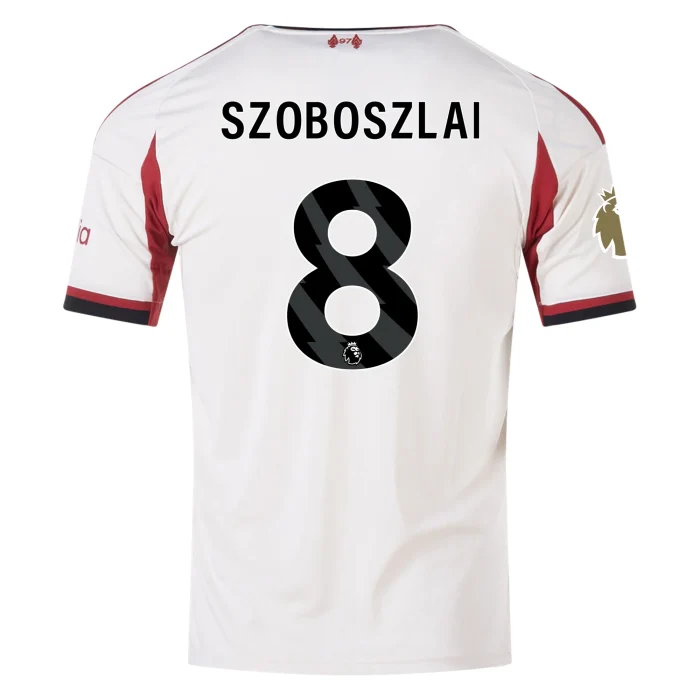 Dominik Szoboszlai Liverpool 2025/2026 Away Jersey by Adidas - Image 1
