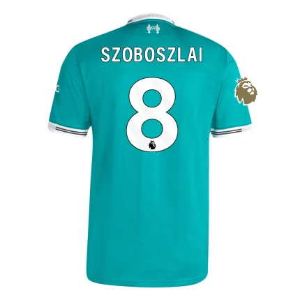Dominik Szoboszlai Liverpool 2025/2026 Authentic Third Jersey by Adidas