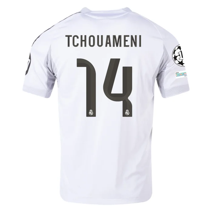 Aurélien Tchouaméni Real Madrid 2025/2026 Authentic Home Jersey by Adidas - Image 1