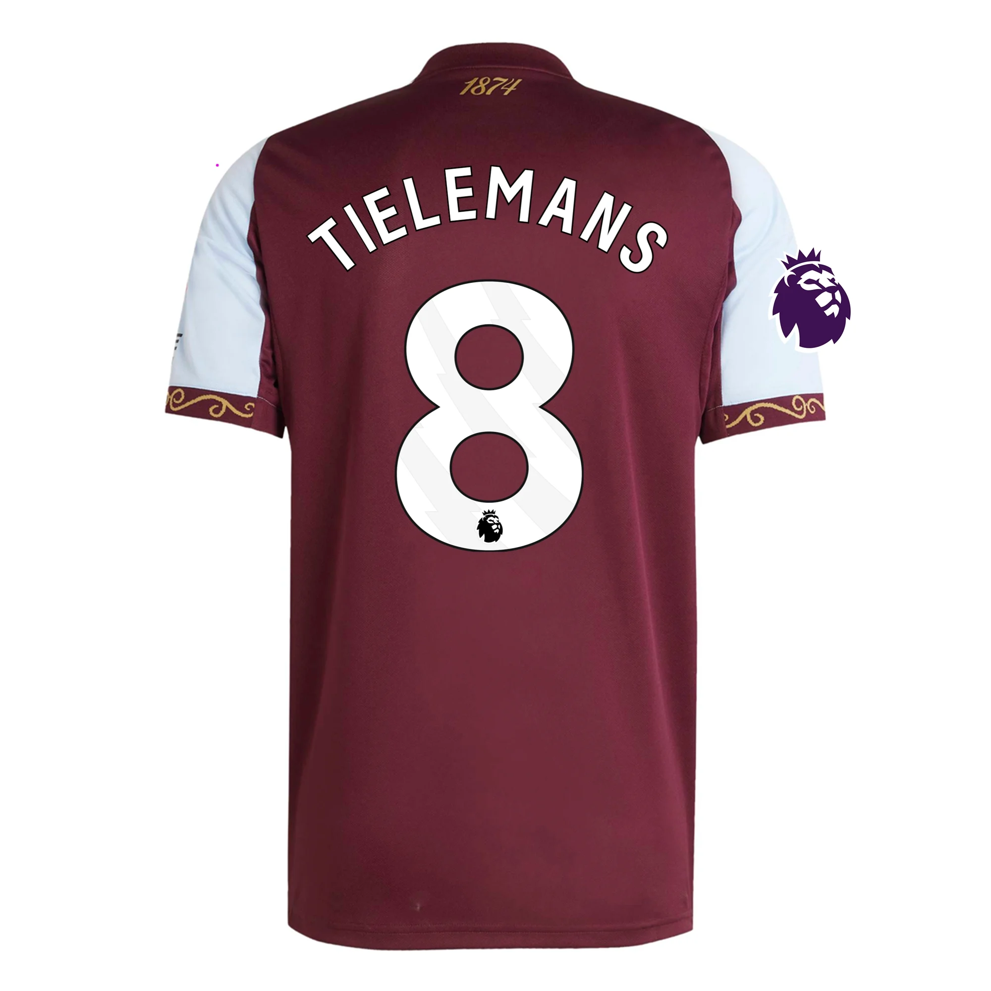 tielemanshome Youri Tielemans Aston Villa 2025/2026 Home Jersey by Adidas - Image 1
