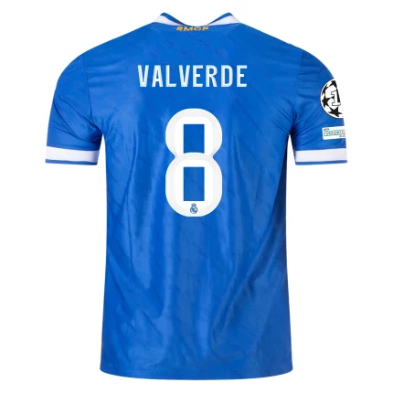 Federico Valverde Real Madrid 2025/2026 Authentic Third Jersey by Adidas