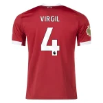 Virgil van Dijk Liverpool 2025/2026 Home Jersey by Adidas