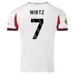 Florian Wirtz Liverpool 2025/2026 Authentic Away Jersey by Adidas