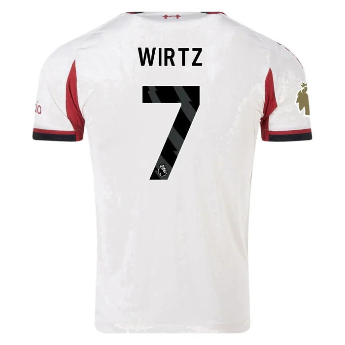 Florian Wirtz Liverpool 2025/2026 Authentic Away Jersey by Adidas - Image 1