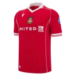 Wrexham 2025/2026 Authentic Home Jersey by Macron