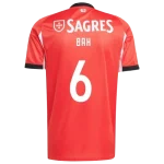 Alexander Bah Benfica 2025/26 Home Jersey by Adidas