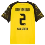 Yan Couto Borussia Dortmund 2025/26 Home Jersey by Puma