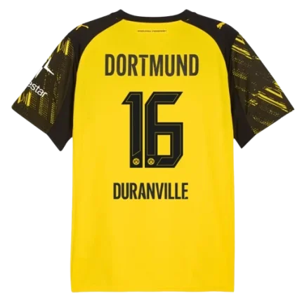 Julien Duranville Borussia Dortmund 2025/26 Home Jersey by Puma