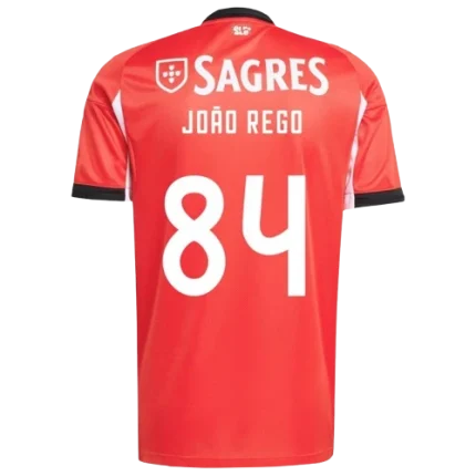 João Rego Benfica 2025/26 Home Jersey by Adidas