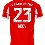 Sacha Boey Bayern Munich 2025/26 Home Jersey by Adidas