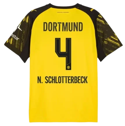 Nico Schlotterbeck Borussia Dortmund 2025/26 Home Jersey by Puma