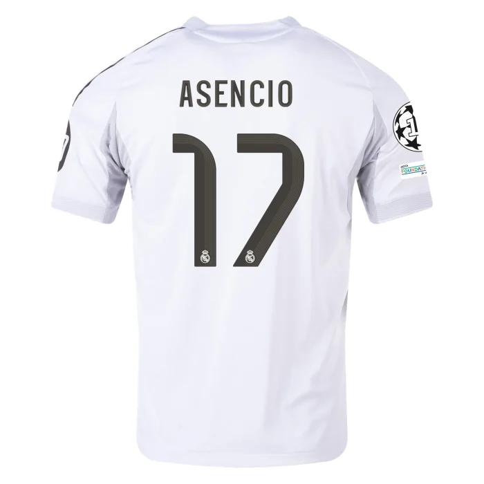 Raúl Asencio Real Madrid 2025/26 Authentic Home Jersey by Adidas - Image 1