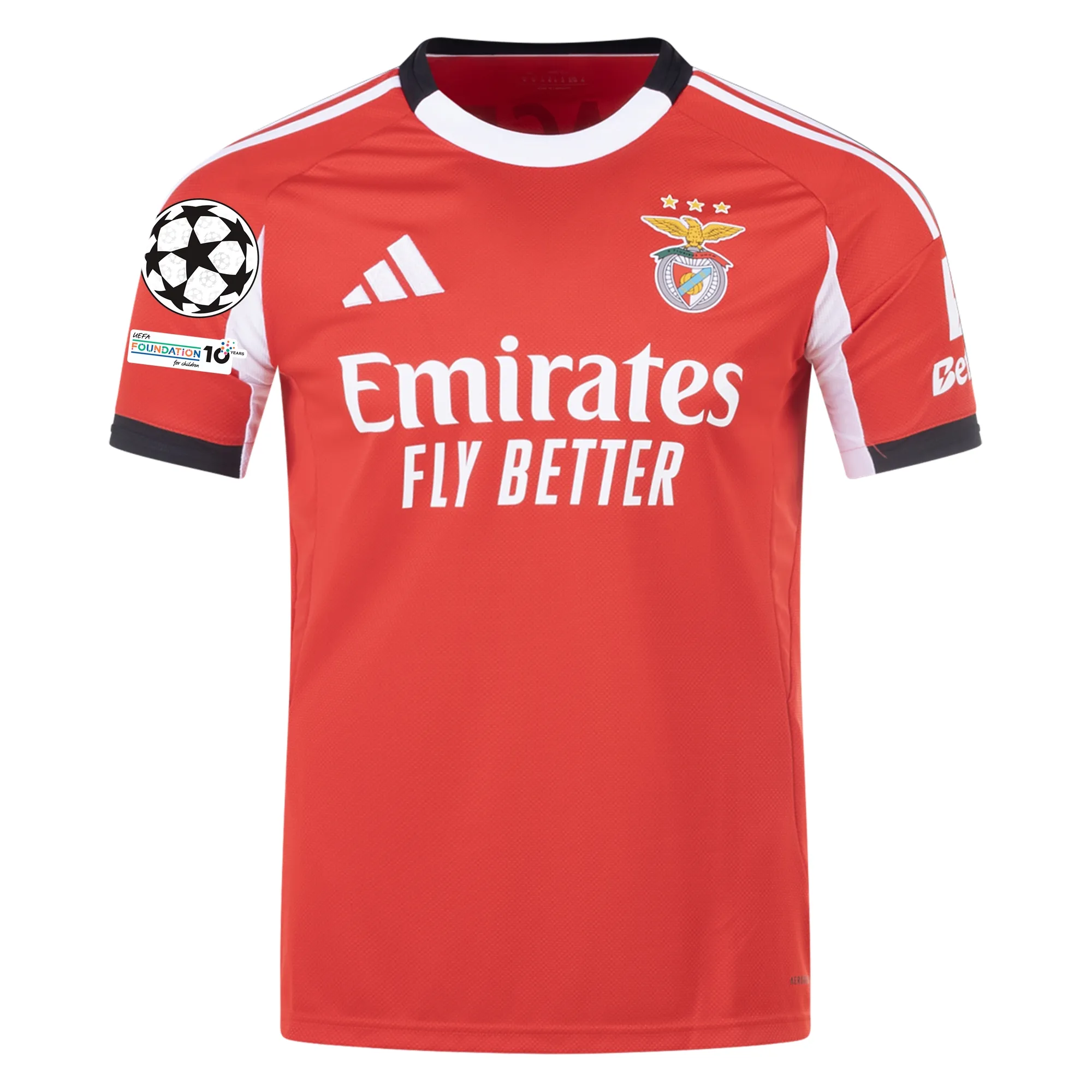 benficahomeucl Benfica 2025/26 UCL Home Jersey by Adidas - Image 1