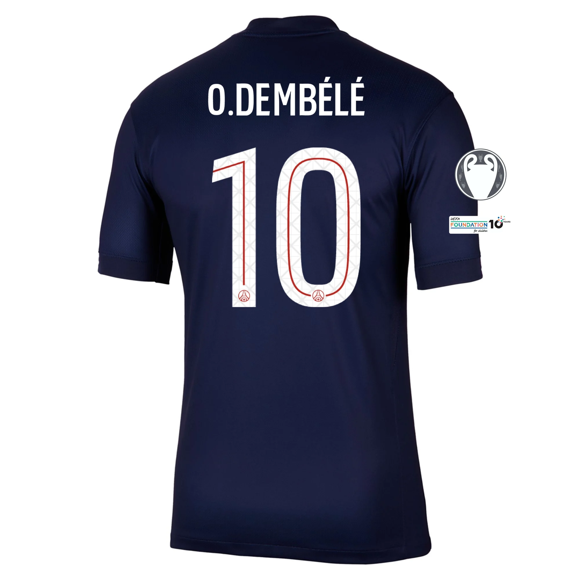 dembeleucl Ousmane Dembélé PSG 2025/2026 UCL Home Jersey by Nike - Image 1