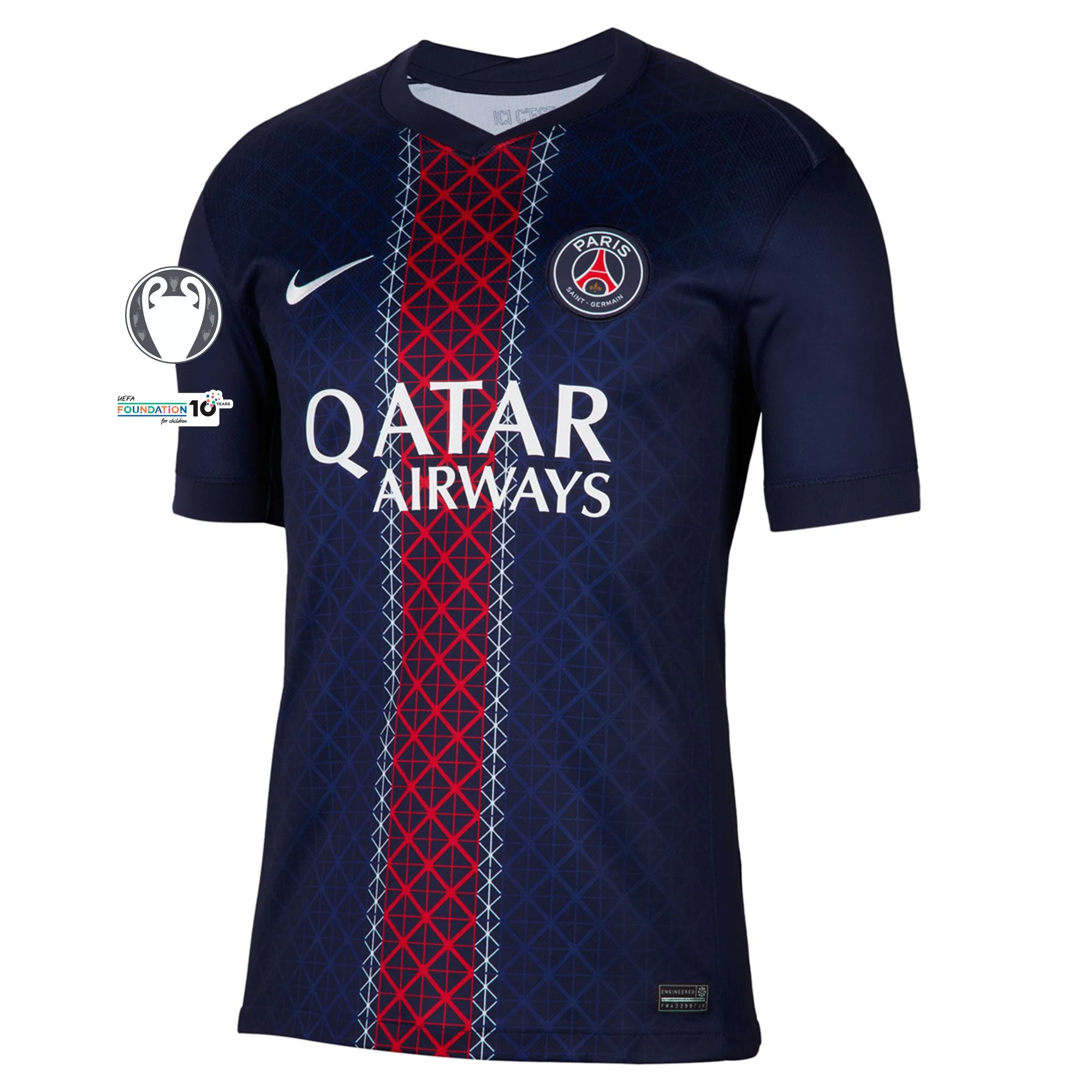dembeleucl1 Ousmane Dembélé PSG 2025/2026 UCL Home Jersey by Nike - Image 2