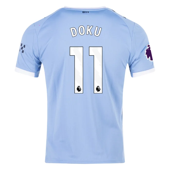 Jérémy Doku Manchester City 2025/26 Home Jersey by PUMA - Image 1
