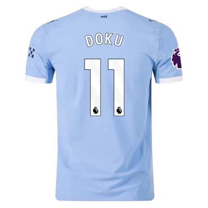 Jérémy Doku Manchester City 2025/26 Authentic Home Jersey by PUMA