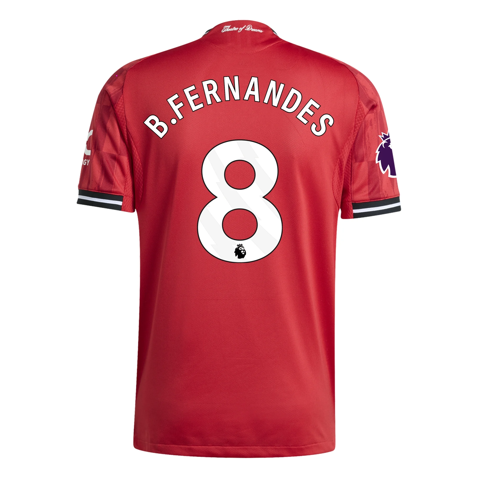 fernandeshomeauth Bruno Fernandes Manchester United 2025/26 Authentic Home Jersey by Adidas - Image 1