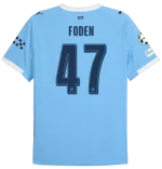 Phil Foden Manchester City 2025/26 UCL Home Jersey by Puma