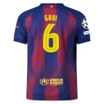 Gavi Barcelona 2025/2026 Authentic UCL Home Jersey by Nike