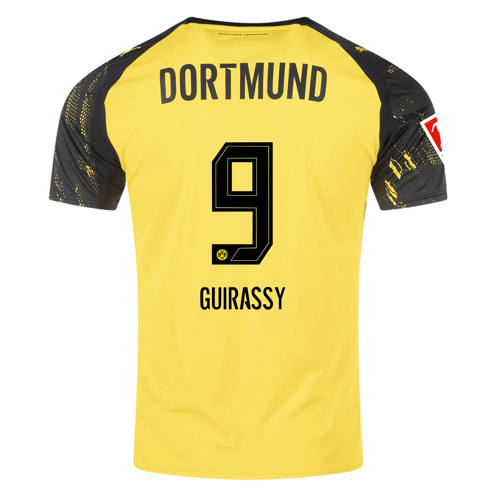 guirassyhome Serhou Guirassy Borussia Dortmund 2025/26 Home Jersey by PUMA - Image 1