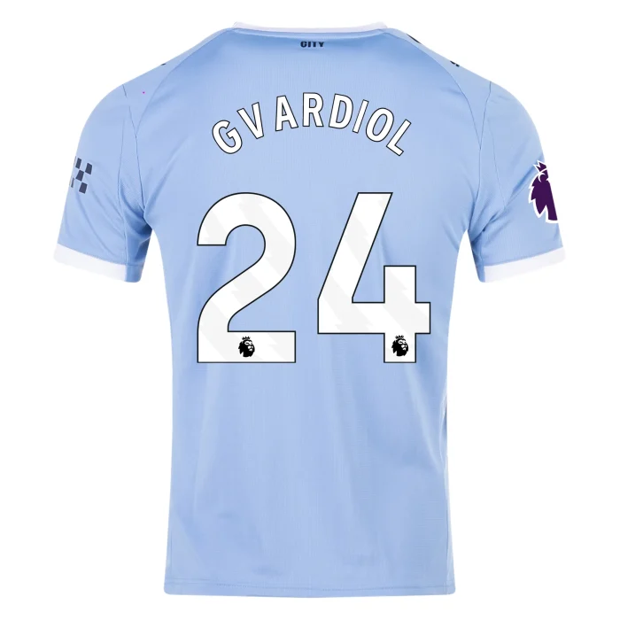 Joško Gvardiol Manchester City 2025/26 Home Jersey by PUMA - Image 1