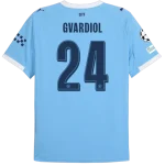 Josko Gvardiol Manchester City 2025/26 UCL Home Jersey by Puma