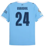 Josko Gvardiol Manchester City 2025/26 UCL Home Jersey by Puma