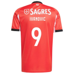 Franjo Ivanović Benfica 2025/26 Home Jersey by Adidas